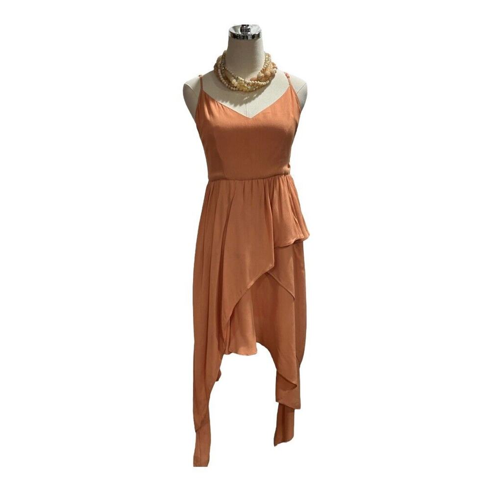 Keepsake The‎ Label Size M Apricot Mine is Yours Shark-bite Dress Party Wedding